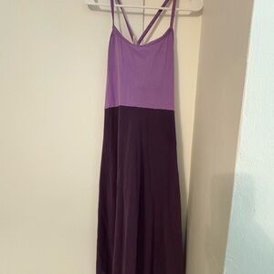 Pact Two-Tone Purple Maxi Dress